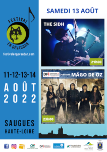 FESTIVAL EN GÉVAUDAN : MAGO DE OZ + THE SIDH