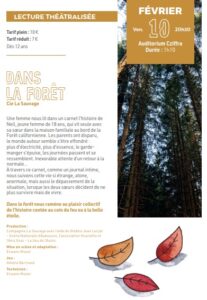 Dans la forêt de la Cie La Sauvage