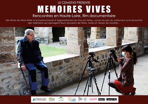 Projection du film  "Mémoires vives - Rencontres en Haute-Loire" suivie d'une discussion animée par le CDMDT43.